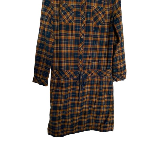 J. Peterman Flannel Plaid Dress - Picture 4 of 14